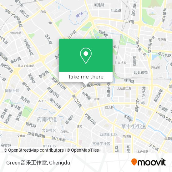 Green音乐工作室 map