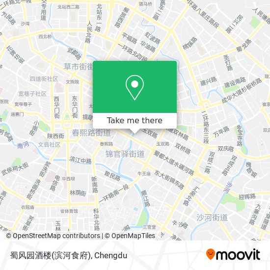 蜀风园酒楼(滨河食府) map