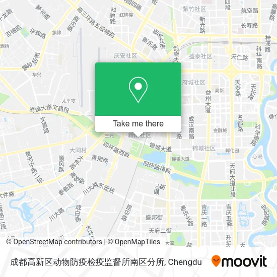 成都高新区动物防疫检疫监督所南区分所 map
