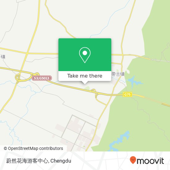 蔚然花海游客中心 map