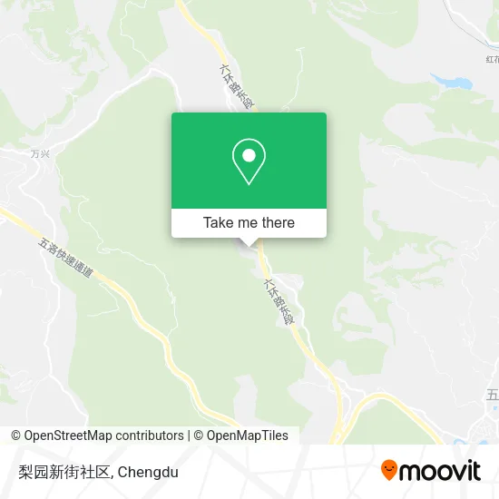 梨园新街社区 map