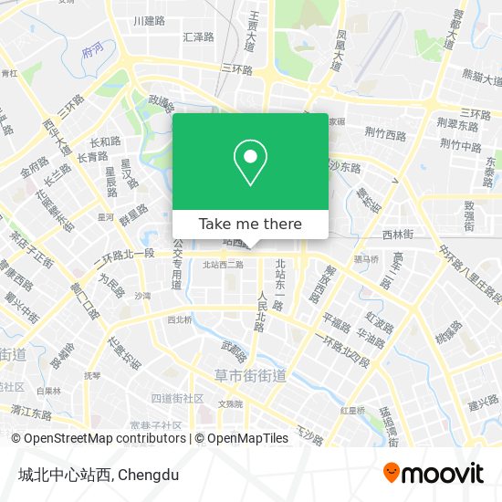 城北中心站西 map