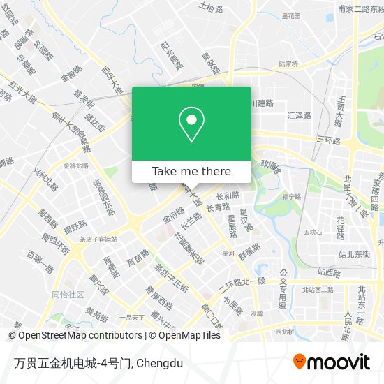 万贯五金机电城-4号门 map