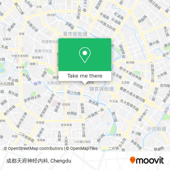 成都天府神经内科 map