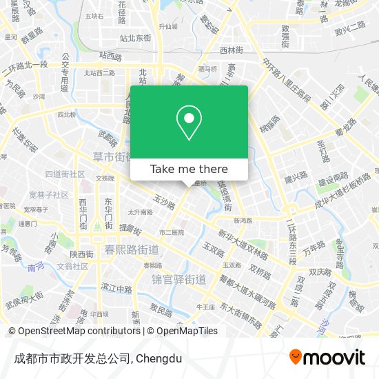 成都市市政开发总公司 map