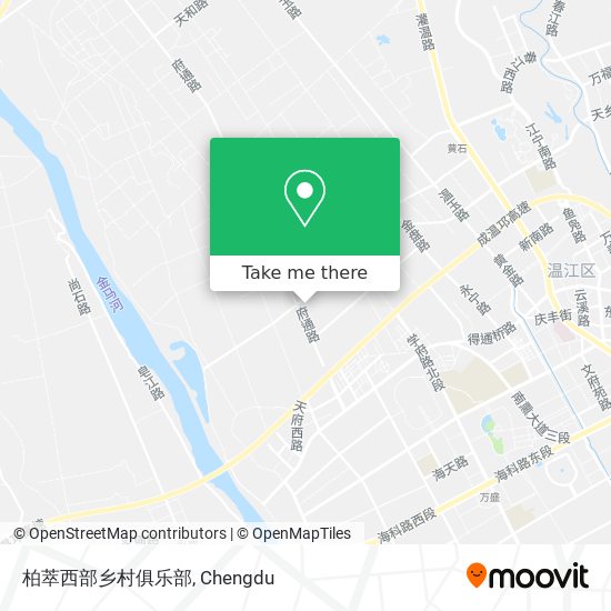 柏萃西部乡村俱乐部 map