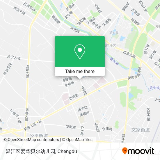 温江区爱华贝尔幼儿园 map