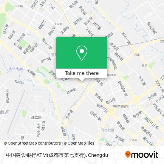 中国建设银行ATM(成都市第七支行) map