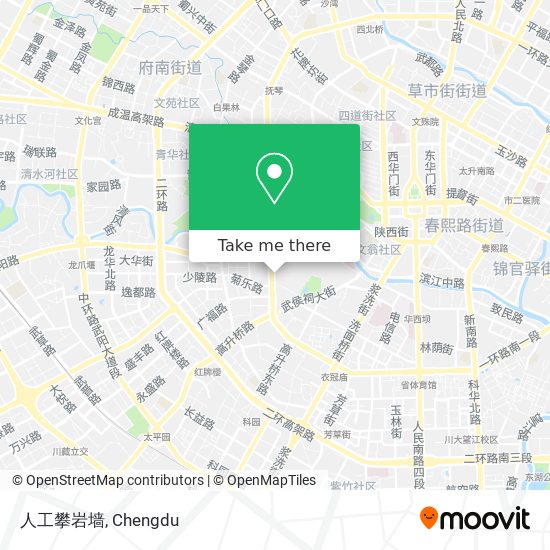 人工攀岩墙 map