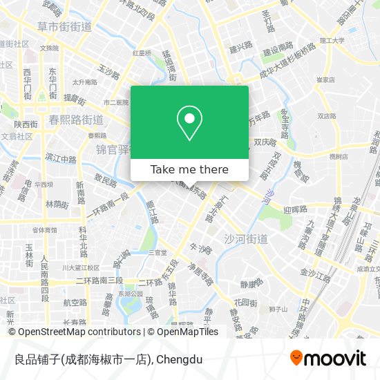 良品铺子(成都海椒市一店) map