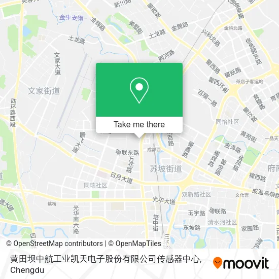 黄田坝中航工业凯天电子股份有限公司传感器中心 map