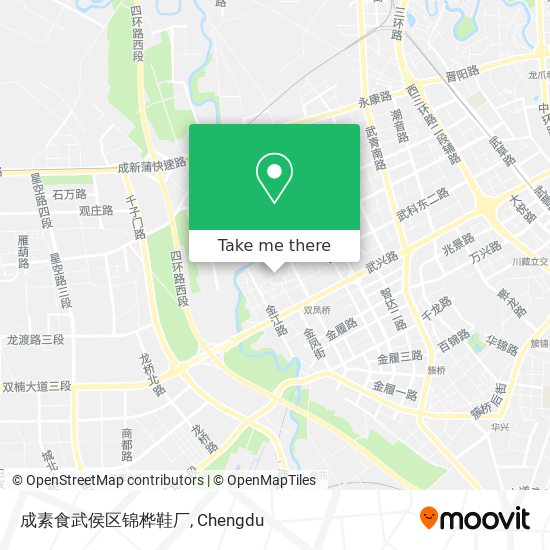 成素食武侯区锦桦鞋厂 map