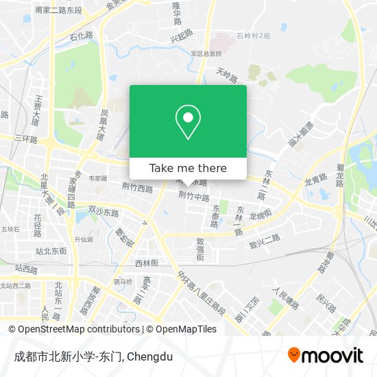 成都市北新小学-东门 map