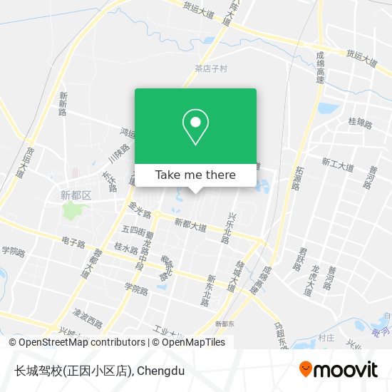长城驾校(正因小区店) map
