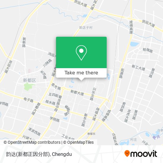 韵达(新都正因分部) map