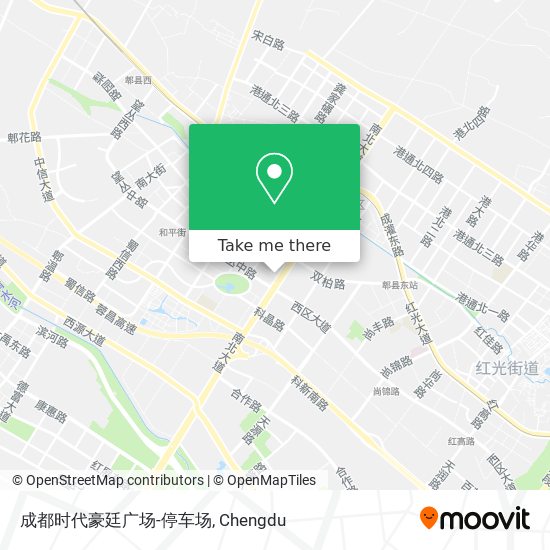 成都时代豪廷广场-停车场 map