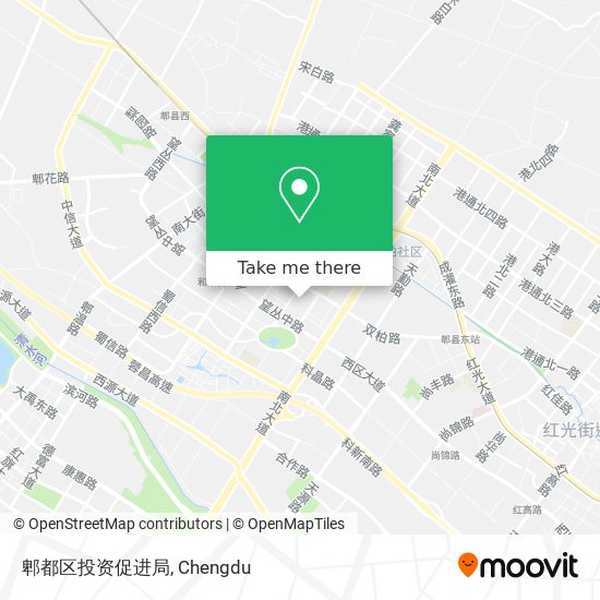 郫都区投资促进局 map