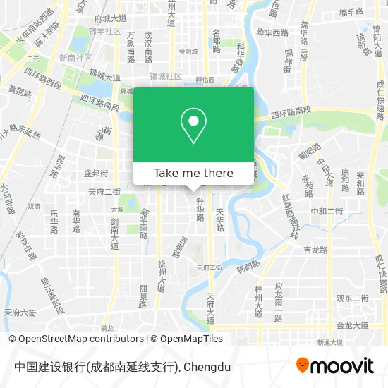 中国建设银行(成都南延线支行) map