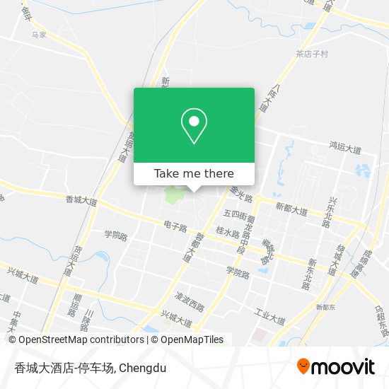 香城大酒店-停车场 map