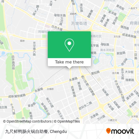 九尺鲜鸭肠火锅自助餐 map