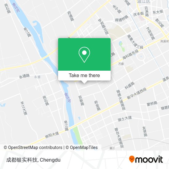 成都银实科技 map