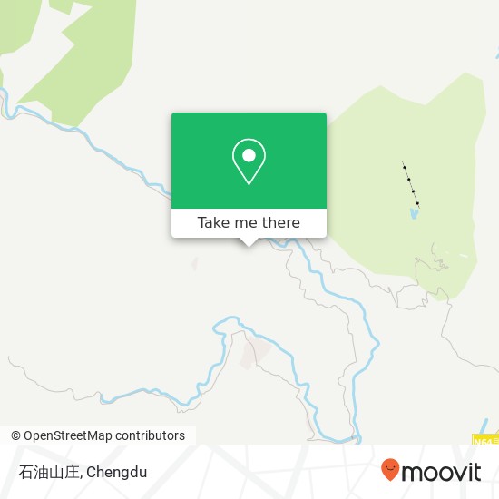 石油山庄 map