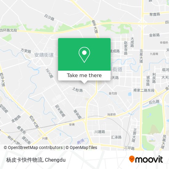 杨皮卡快件物流 map