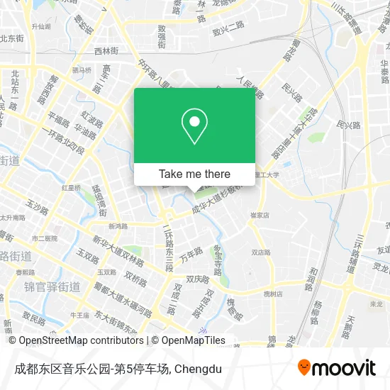 成都东区音乐公园-第5停车场 map