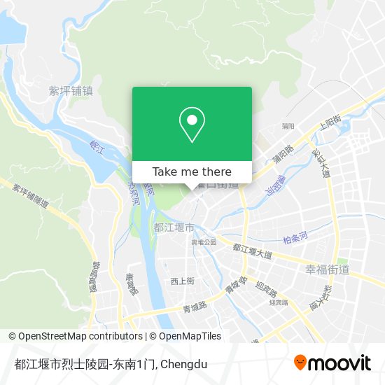 都江堰市烈士陵园-东南1门 map
