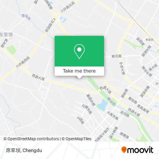 席草坝 map