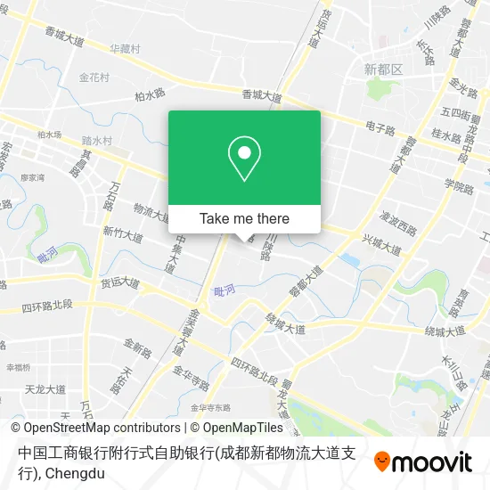 中国工商银行附行式自助银行(成都新都物流大道支行) map