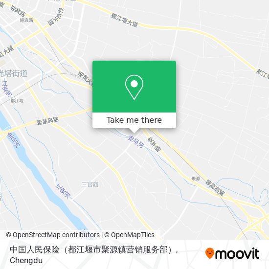 中国人民保险（都江堰市聚源镇营销服务部） map