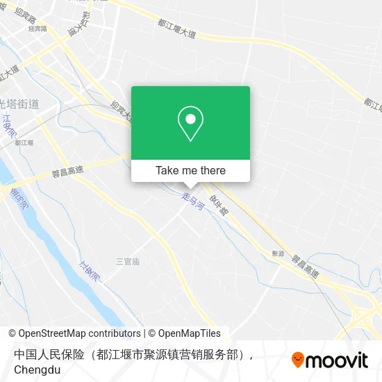 中国人民保险（都江堰市聚源镇营销服务部） map