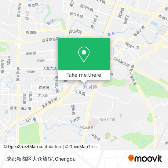 成都新都区大众旅馆 map