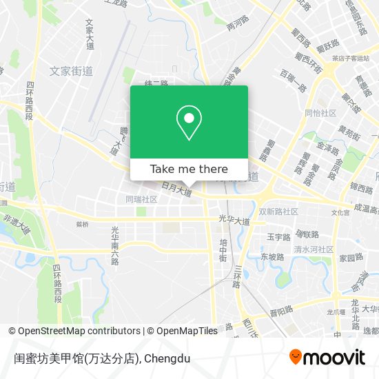 闺蜜坊美甲馆(万达分店) map