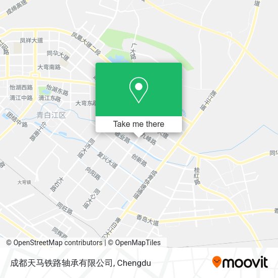 成都天马铁路轴承有限公司 map