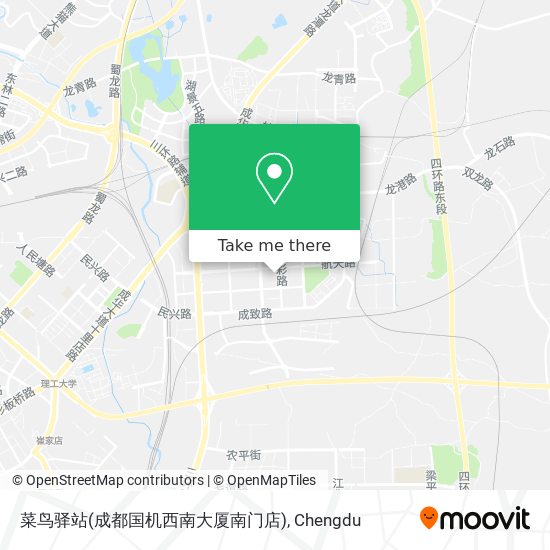 菜鸟驿站(成都国机西南大厦南门店) map