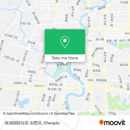 南湖国际社区-别墅区 map