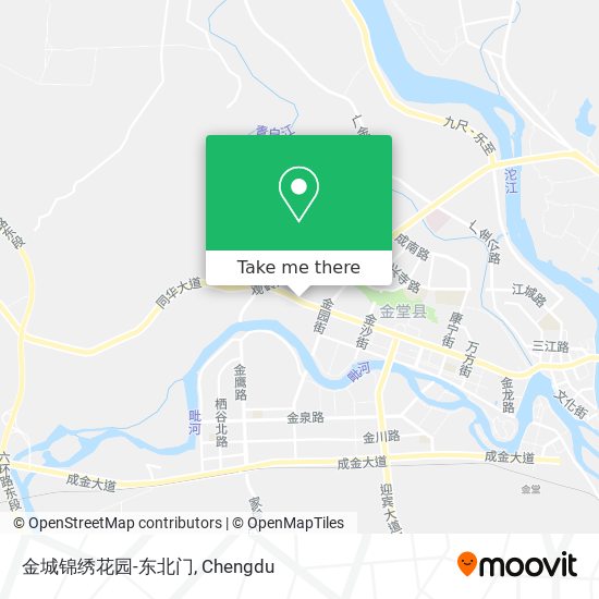 金城锦绣花园-东北门 map