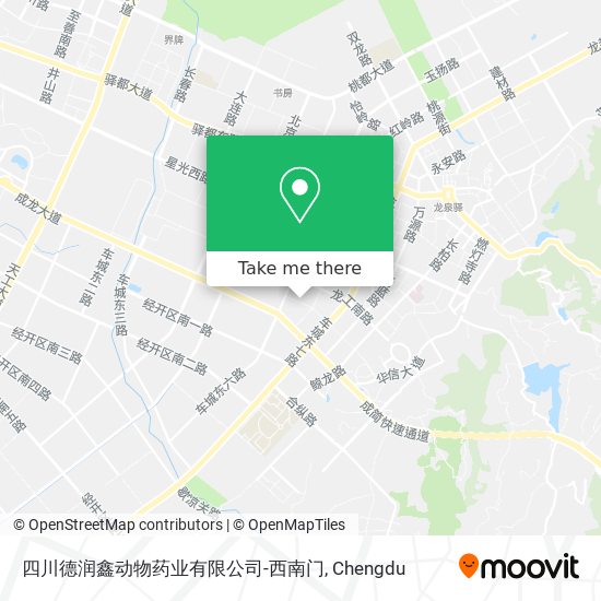 四川德润鑫动物药业有限公司-西南门 map