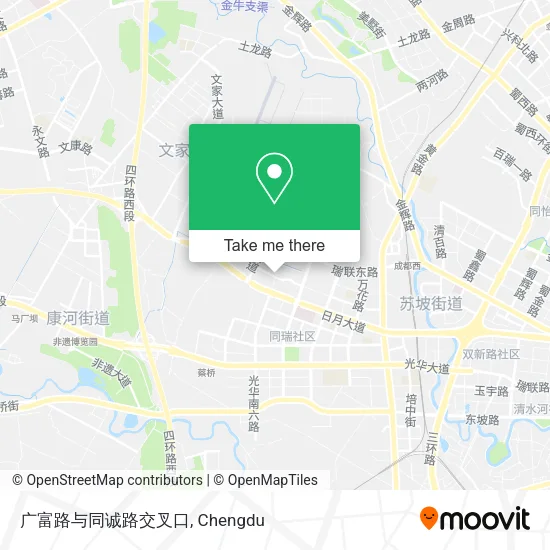 广富路与同诚路交叉口 map