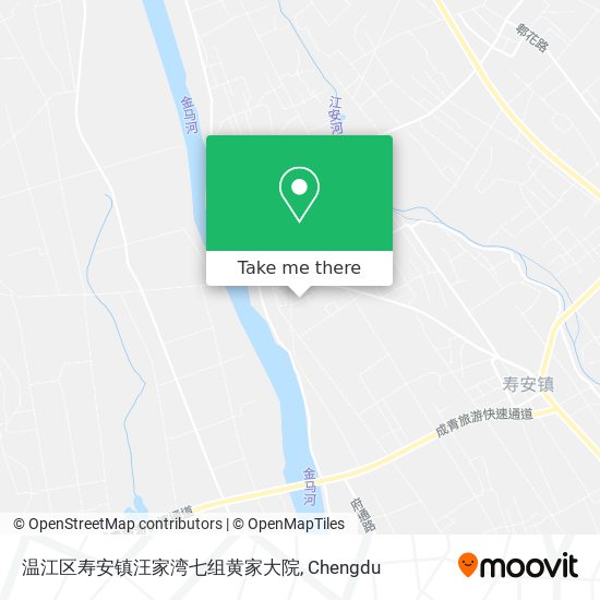 温江区寿安镇汪家湾七组黄家大院 map