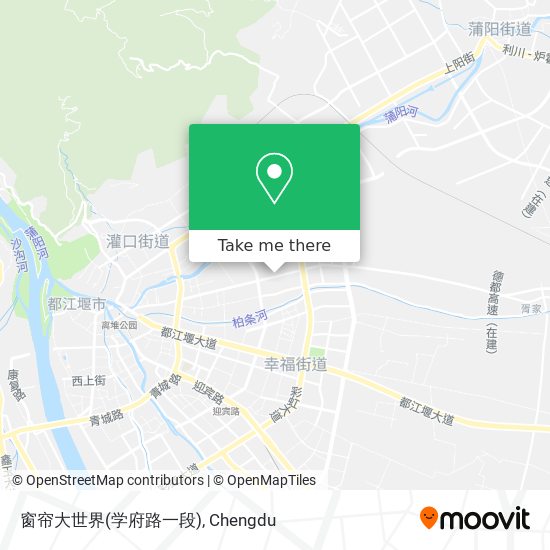 窗帘大世界(学府路一段) map