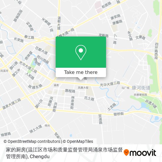 家的厨房(温江区市场和质量监督管理局涌泉市场监督管理所南) map