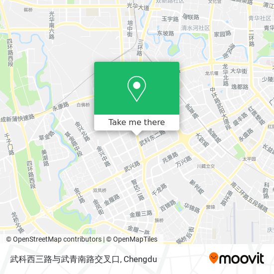 武科西三路与武青南路交叉口 map