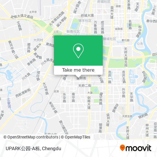 UPARK公园-A栋 map