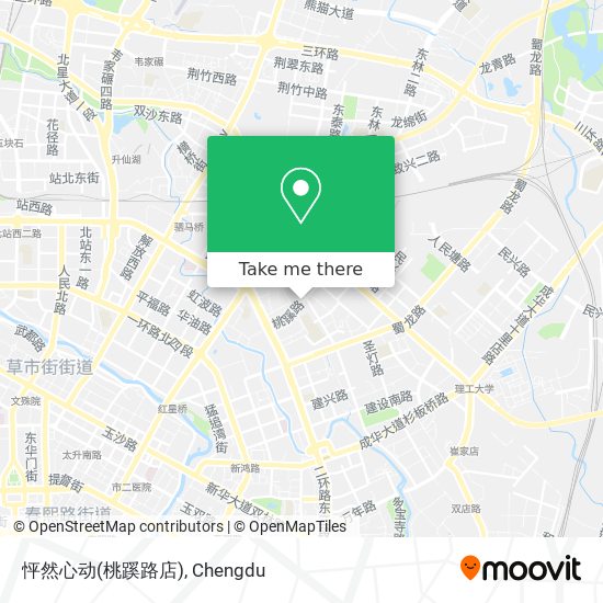 怦然心动(桃蹊路店) map