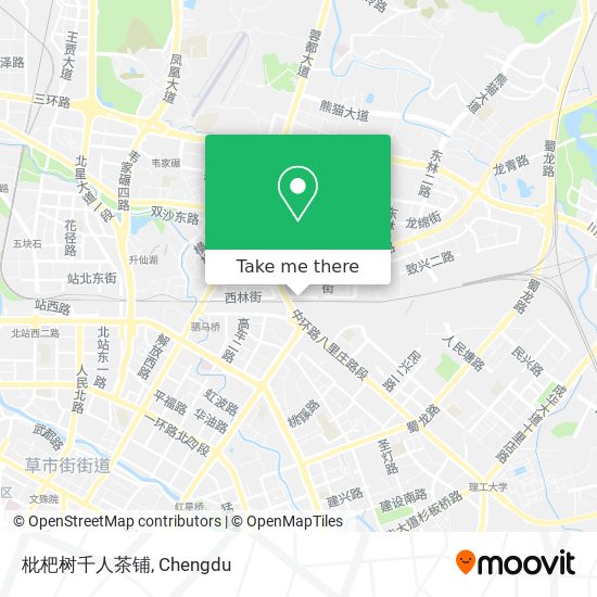 枇杷树千人茶铺 map