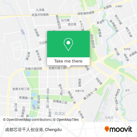 成都芯谷千人创业港 map