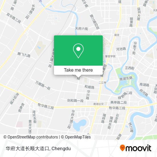 华府大道长顺大道口 map